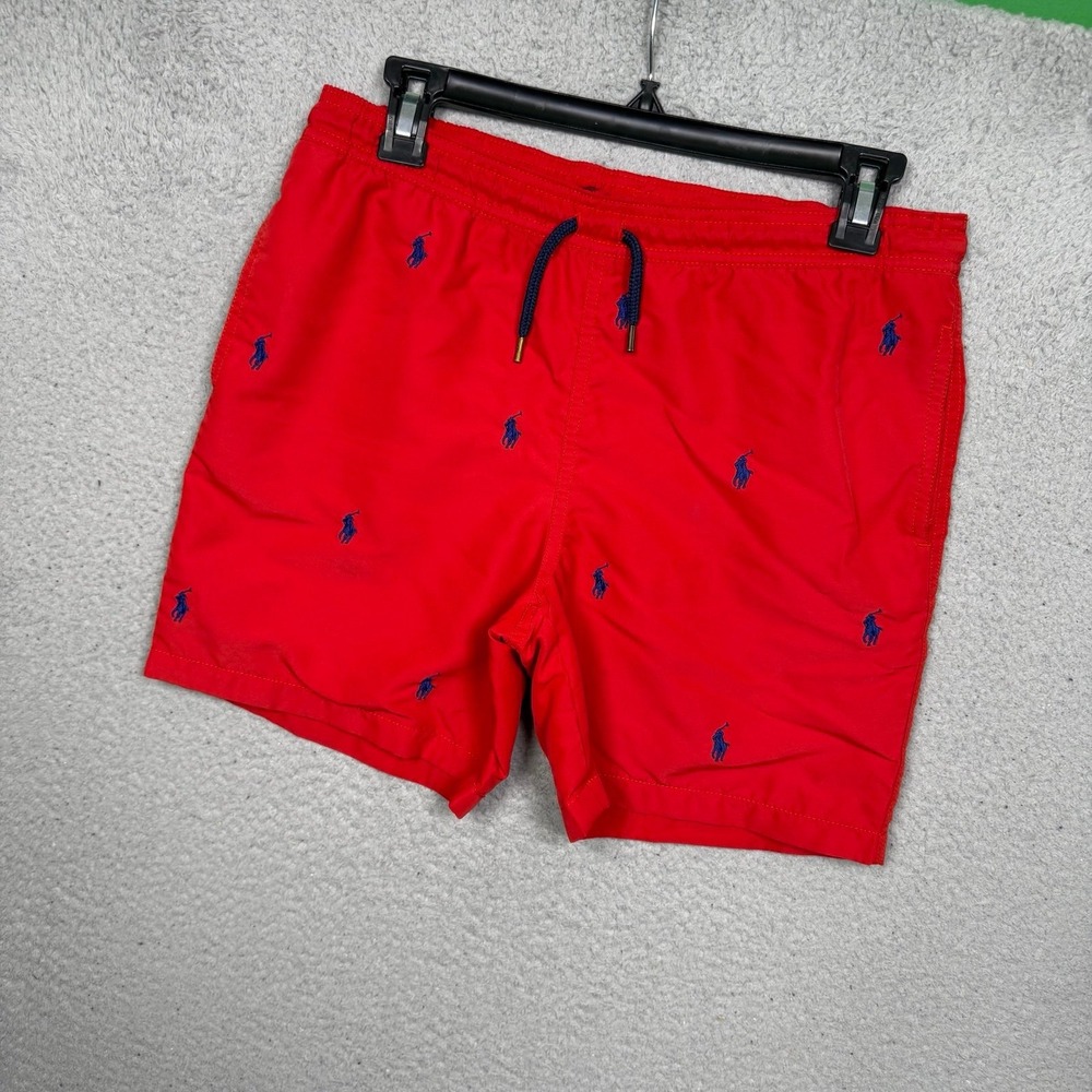 Kids Polo Ralph Lauren AOP Pony‎ Swim Trunks